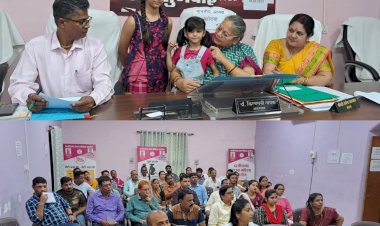 आयोग की समझाइश पर पुलिस आरक्षक ने अपने पत्नी को 5000 भरण पोषण दिया