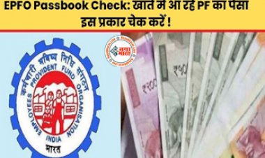 EPFO PF Interest : आज ही चेक करें अपना खाता, आ रहा है PF का पैसा! इस प्रकार करें चेक...