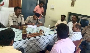 CG:सिटी कोतवाली बेमेतरा में श्रीराम नवमी के अवसर पर निकलने वाली शोभा यात्रा के संबंध में समिति पदाधिकारियों की बैठक