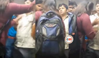 Funny Video: लड़की सीट के ऊपर शख्स से बुरी तरह झगड़ पड़ी. बेचारा सीट से उठ भी गया मगर ये क्या नजारा हुआ -देखे विडियो...