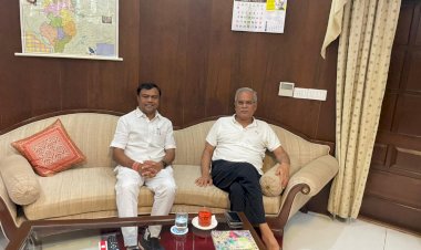 Delhi ब्रेकिंग : मुख्यमंत्री भूपेश बघेल से सांसद दीपक बैज ने की मुलाकात...