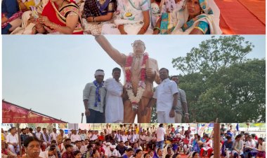 बस्तर सांसद दीपक बैज व विधायक राजमन बेंजाम ने लोहंडीगुड़ा के चित्रकोट में पुलिस चौकी के नजदीक चौक पर अंबेडकर जयंती के शुभ अवसर पर