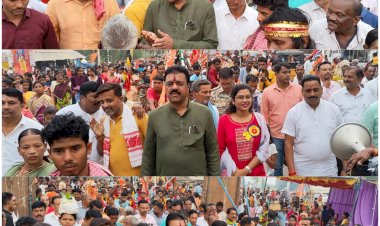 धनपूंजी मड़ई पहुंचे विधायक रेखचंद जैन...... देवी- देवताओं की पूजा बाद देव लाट, डोली, छत्र के साथ पहुंचे मड़ई स्थल......