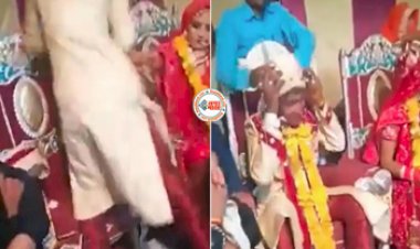 Scandal With Groom : शादी के मंडप में बैठे दुल्हे के साथ दुल्हन के जीजा ने किया कुछ ऐसा, जिसके बाद दुल्हे ने किया ऐसा हरकत, घरवालों को आना पड़ा बीच में- देखें वीडियो...