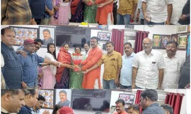 विधायक जैन ने जन्मदिन पर पार्षद कोमल सेना से केक कटवाया