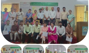 CG:मानव का समस्त प्रयास निरंतर सुख के लिए समर्पित - डॉ. संकेत ठाकुर....बेमेतरा समाधान महाविद्यालय में छह दिवसीय चेतना विकास मूल्य शिक्षा कार्यशाला संपन्न...मानव जीवन और शिक्षा के सार्वभौम लक्ष्य से परिचित हुए विद्यार्थी और प्राध्यापक*