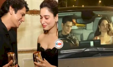 Bollywood Gossips : Tamannaah Bhatia और Vijay Varma एक दुसरे को कर रहे है डेट! एक साथ कार में आये नज़र- यहाँ देखें वीडियो...