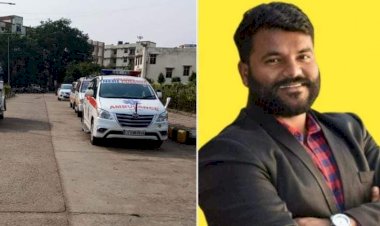 शहीद महेन्द्र कर्मा मेडिकल कॉलेज मे मुफ्त एम्बुलेंस सेवा लगभग बंद कांग्रेस सरकार मे वरिष्ठ स्व. कर्मा नेता का नाम का सम्मान तक नहीं रखा जिम्मेदारो ने - नरेन्द्र भवानी