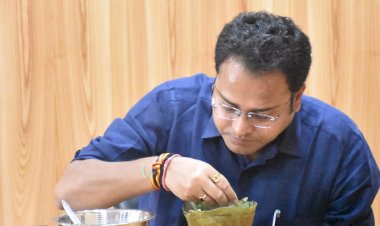 कलेक्टर श्री ऋतुराज रघुवंशी ने की 01 मई को बोरे बासी खाने की अपील.....