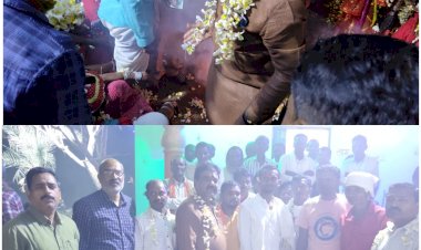 बारिश के बीच मेला- मडई में शामिल हुए विधायक रेखचंद जैन