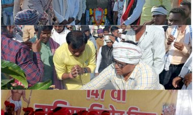 साँसद बैज व विधायक बेंजाम मुरिया विद्रोह के 147वा दिवस पर केशलुर में झाड़ा सिरहा के मूर्ति स्थापना व सभा कार्यक्रम में हुए शामिल...