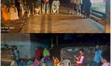 बीहड़ गांव हो या  पगडंडियां हो  शहर की सड़कें या रात .. आंधी या बारिश जनता के बीच  पहुँचते बस्तर में राजनीति की नई इबारत लिख रहे नवनीत - पीतम नाग