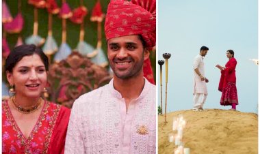 IAS-MLA Love Story: BJP विधायक की दुल्हनिया बनेंगी 26 साल की ये IAS अफसर, आईएएस और MLA की हुई सगाई, दादी और मां ने किया डांस, देखें तस्वीरें.....