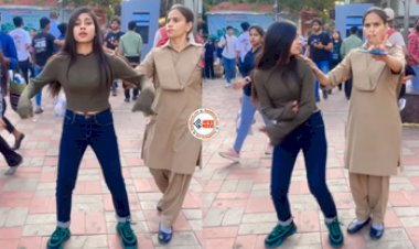 Girl's Very Funny Viral News : शुरू करते ही ख़तम हो गई डांस, रील बनाना शुरू किया ही था कि तभी आ पहुंची पुलिस, फिर जो हुआ....देखें वीडियो...