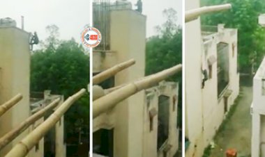 Thief video: चोर ने दीवार पर करी ऐसी चढ़ाई, नज़ारा देख लोगों को अपनी ही आँखों पर नहीं हुआ भरोसा, लोग बोले चोर है या स्पाइडर मैन...- यहाँ देखें वीडियो...