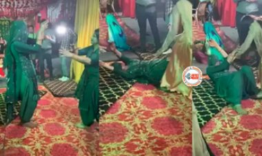 Bhabhi Dance Viral : नागिन धुन बजते ही नाचने को कूद पड़ी भाभीजी, जमीन पर लेटकर दिखाया ऐसा डांस, नज़ारा देख आसपास खड़े लोग भी रह गये हैरान- यहाँ देखें वीडियो...
