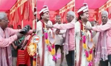 Groom viral-News : दुल्हे ने की दहेज में बाइक की डिमांड, लेकिन तभी लड़की के पिता ने किया कुछ ऐसा, निकल गई सारी हवा- यहाँ देखें मजेदार वीडियो...