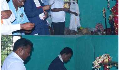 विधायक जैन ने महाकालीन  माता से बस्तर की शांति- समृद्धि की कामना की
