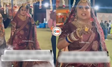 Bride Viral News : DJ वाले ने नहीं बजाया दुल्हन की एन्ट्री सॉंग, तो आगबबुला हो गई दुल्हन, बोली- ...- यहाँ देखें वीडियो...