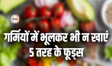 Health Tips : गर्मी में इन फूड्स से अभी कर ले तौबा! आपकी सेहत के लिए हो सकते है हानिकारक, यहाँ जाने....