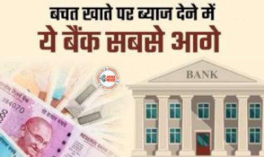 Savings Account : ये बैंक सेविंग अकाउंट्स पर दे रहे हैं सबसे ज्यादा ब्याज, आप भी उठा सकते है फायदा, यहाँ देखें पूरी डिटेल...