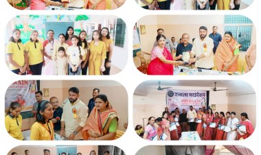 CG:वत्सला फाऊंडेशन द्वारा आयोजित मिडब्रेन एक्टिवेशन कोर्स का हुआ समापन... मुख्य अतिथि रहे बेमेतरा विधायक आशीष छाबड़ा...बच्चों को मैडल पहनाकर सम्मान किये...विधायक श्री छाबड़ा ने वत्सला फाऊंडेशन को बधाई दिये अच्छा आयोजन के लिए