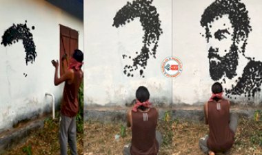 Virat Kohli Fan : फैन ने गेंद के टप्पे से दीवार पर बनाई कोहली की तस्वीर, नज़ारा देख तारीफ करते नहीं थक रहे है लोग- यहाँ देखें वीडियो...