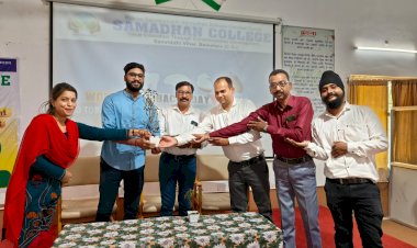 CG:विश्व तंबाकू निषेध दिवस पर समाधान महाविद्यालय बेमेतरा में जागरूकता कार्यक्रम...नशा नाश की जड़ है - नलेश्वर*