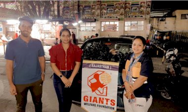 जायंट्स ग्रुप प्रगति ने पूड़ी, सब्ज़ी और दाबेली का किया वितरण