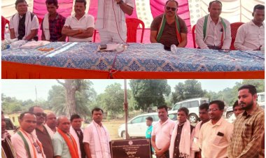 कोरगाली में बनेगा सड़क... सांसद व विधायक ने किया भूमिपूजन..