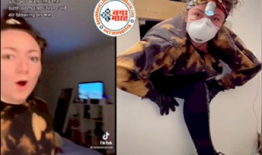 Girl Viral Video : बाथरूम के अंदर से आ रही थी तेज हवा, गलती से लड़की ने किया कुछ ऐसा जिसे देखकर  उड़े सबके होश, खुद ही देख ले वीडियो...