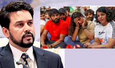 Wrestler Met Anurag Thakur : खेल मंत्री से मिले रेसलर बजरंग और साक्षी, 5 मांगें रखीं, कहा- बृजभूषण की गिरफ्तारी हो, WFI अध्यक्ष महिला बने