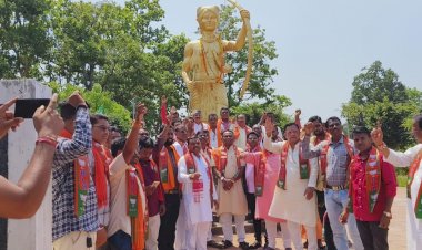 भाजपा की शहीद वीर गुण्डाधुर पुरखौती सम्मान यात्रा आरंभ