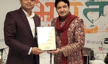 प्रसिद्ध गजल गायक मोहम्मद वकील को किया सम्मानित