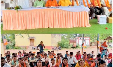 भाजपा ने आयोजित किया लाभार्थी सम्मेलन... चित्रकोट विधानसभा तोकापाल में केन्द्र की योजनाओं से लाभान्वित लाभार्थियों से चर्चा...