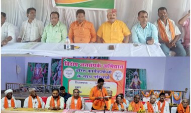 भाजपा ने वरिष्ठ कार्यकर्ताओं का किया सम्मान, लिया मार्गदर्शन