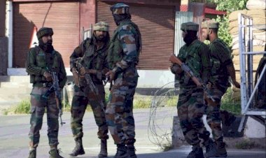 5 आतंकी ढेर : आतंकियों और सुरक्षा बलों के बीच मुठभेड़...सुरक्षाबलों के साथ एनकाउंटर में 5 आतंकी ढेर....