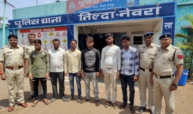 RAIPUR CRIME NEWS : पुरानी रंजिश को लेकर जानलेवा हमला करने वाले 6 आरोपी गिरफ्तार…जाने मामला…