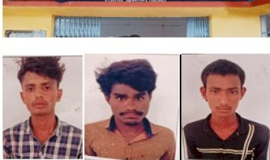 CG:ग्राम पदमी में चोरी करने की नियत से घर अंदर घुसने वाला तीन आरोपी गिरफ्तार..पुलिस चौकी देवरबीजा का मामला
