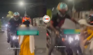 Boyfriend Girlfriend Viral News : प्रेमी पर भरोसा करना प्रेमिका को पड़ा भारी, स्टंट करते-करते पड़ी ऐसी टक्कर...- देखें वीडियो...
