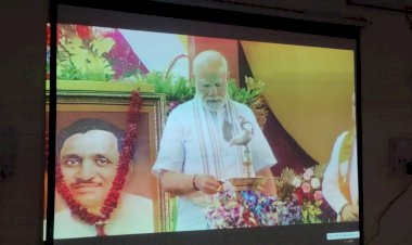 भाजपा के हज़ारों कार्यकर्ताओं ने सुना पीएम नरेंद्र मोदी का संवाद...