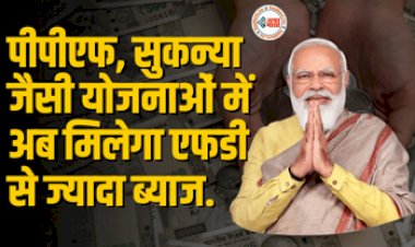 Small Savings Schemes : बड़ी खुशखबरी! पीपीएफ, सुकन्या जैसी योजनाओं में अब मिलेगा एफडी से ज्यादा ब्याज, वित्त मंत्रालय ने लिए फैसला...