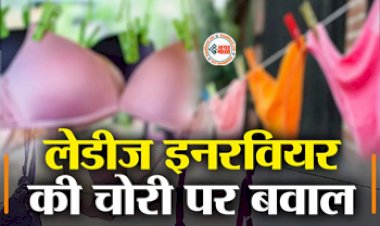 CRIME NEWS : सनकी चोर! 8 महीने से चुरा रहा था पड़ोसन के अंडरगार्मेंट्स, CCTV कैमरे में हुआ खुलासा, फिर...