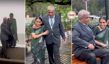 Old Couple Viral News : 'रिमझिम गिरे सावन...' बारिश में बुजुर्ग कपल ने गाने को किया रिक्रिएट, नज़ारा देख आनंद महिंद्र भी हो गए फैन- यहाँ देखें वीडियो...