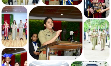 CG:बेमेतरा ऐकेडमिक वर्ल्ड स्कूल ने मनाया चतुर्थ दीक्षांत व विदाई समारोह....चतुर्थ दीक्षांत समारोह व विदाई समारोह में कक्षा 12वीं के बैच 2022-23 के विद्यार्थियों हेतु कार्यक्रम का आयोजन किया गया..मुख्य अतिथि पुलिस अधीक्षक भावना गुप्ता IPS