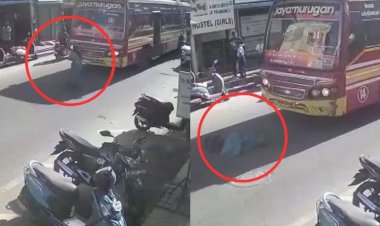 बेटे की कॉलेज फीस के लिए बस के आगे कूदी मां, किसी ने बताया था मरने पर मिलता है मुआवजा, देखें वीडियो ....