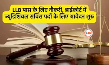 Delhi HC Recruitment 2023 : LLB पास युवाओं के पास नौकरी पाने का सुनहरा मौका! हाईकोर्ट में ज्यूडिशियल सर्विस पदों के लिए आवेदन शुरु, जाने क्वालिफिकेशन, ऐसे करें अप्लाई, यहाँ देखें प्रोसेस...