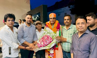 नवनियुक्त भाजपा जिलाध्यक्ष प्रशांत मेवाड़ा का किया स्वागत अभिनंदन