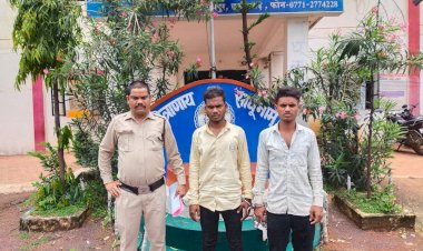 RAIPUR CRIME NEWS : चोरी की घटना को अंजाम देने वाले दो आरोपी गिरफ्तार