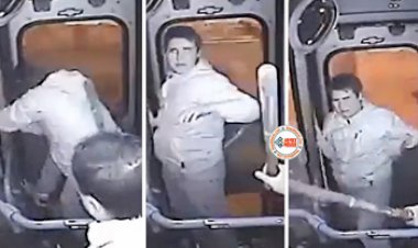 Thief video: चोरी करते-करते बस में ही अटक गया पर्स चोर, फिर रस्ते भर डंडे से पीटता हुआ...- देखें वीडियो...